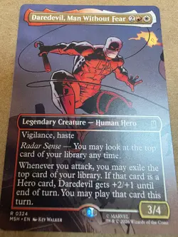 Daredevil, Man Without Fear - (Borderless) Marvel Super Heroes Regular - Mtg - Image 1