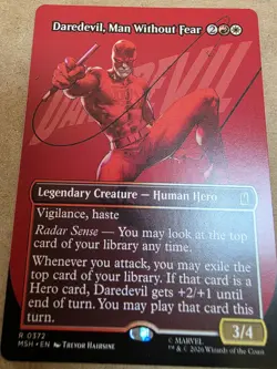 Daredevil, Man Without Fear - (Borderless) Marvel Super Heroes Regular - Mtg - Image 1