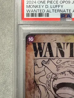[PSA10]One Piece Card TCG 2024 Monkey.D.Luffy(Wanted Poster) OP05-119 Japanese - Image 2