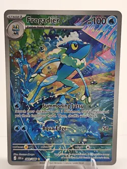 Pokemon Frogadier 089/086 Me04: Chaos Rising Illustration Rare - Image 1