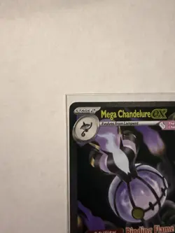 Mega Chandelure EX 115/084 Pitch Black SIR English - NM - Image 3