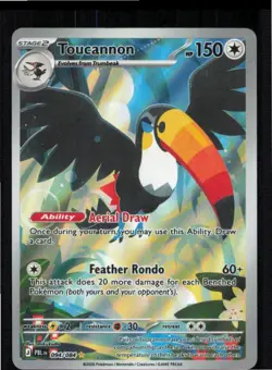 Toucannon 094/084 Illustration Rare Pitch Black Pokemon Holo Near Mint - Image 1