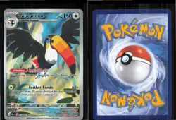 Toucannon 094/084 Illustration Rare Pitch Black Pokemon Holo Near Mint - Image 3