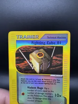 Pokemon TCG Fighting Cube 01 121/147 Aquapolis Reverse Holo NM - Image 3