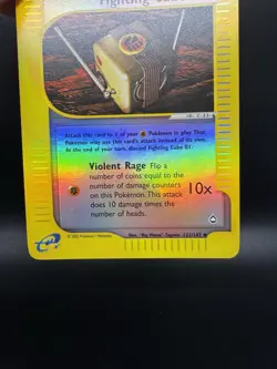 Pokemon TCG Fighting Cube 01 121/147 Aquapolis Reverse Holo NM - Image 4