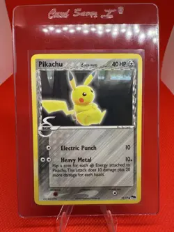 PIKACHU- 13/17 -EX Delta Species Pop Series 5 (LP)- Non Holo Pokemon TCG - Image 1