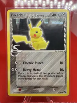 PIKACHU- 13/17 -EX Delta Species Pop Series 5 (LP)- Non Holo Pokemon TCG - Image 2