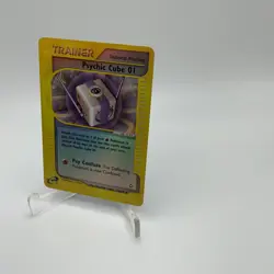 LP (Reverse Holo) Pokemon PSYCHIC CUBE 01 Card AQUAPOLIS Set 132/147 Trainer - Image 2