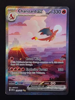 Charizard ex 199/165 Special Illustration Rare 151 Pokemon Holo Near Mint - Image 1