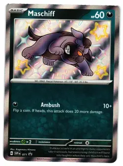 Pokemon TCG Maschiff SV: Scarlet & Violet Promo 071 NM - Image 1
