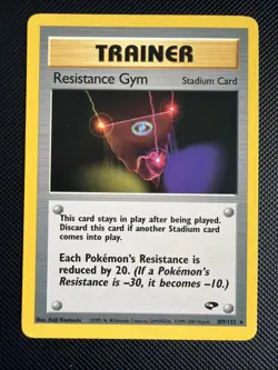 Pokemon TCG Resistance Gym 109/132 Gym Challenge English - Image 1
