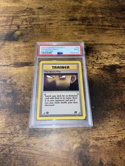 Pokemon Team Rocket 1st Edition The Boss’s Way 73/82 PSA 9 MINT! WOTC! - Image 1