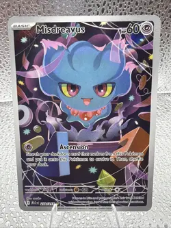 Pokemon Misdreavus 233/217 Illustration Rare - Ascended Heroes Holo - Image 1