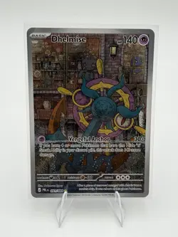 Dhelmise 091/084 Pokemon Pitch Black Illustration Rare NM - Image 1