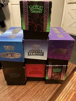 Pokemon TCG Elesa’s Sparkle plus Fable/Scarlet Violet Lot 7 boxes - Image 2