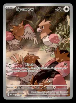 Spearow 151/132 Illustration Rare Mega Evolution Pokemon Holo Near Mint - Image 1