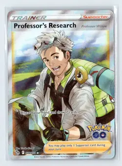 Pokemon TCG - Professor's Research [Professor Willow] (Full Art) - Pokemon GO LP - Image 1
