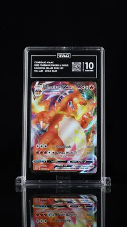 Charizard VMAX 020/189 Darkness Ablaze Full Art Ultra Rare Pokemon TAG 10 - Image 1