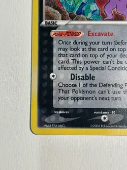 Sableye 10/100 Holo Rare EX Crystal Guardians Pokemon - Image 5