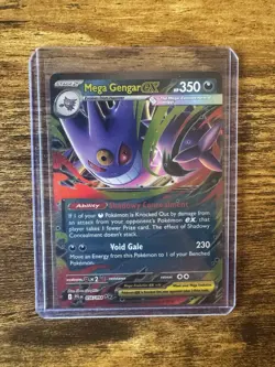 Mega Gengar ex 056/094 Double Rare Phantasmal Flames Pokemon Holo - Image 1