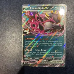 Fezandipiti EX 038/064 Pokemon TCG Series 6 Prize Pack (Play Stamp) - Image 1