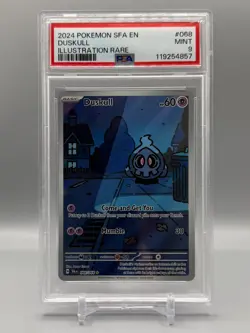 Duskull #068 Holo Illustration Rare 2024 Pokemon Shrouded Fable PSA 9 - Image 1