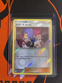 Jessie & James 58/68 Reverse Holo Pokemon TCG: SM Hidden Fates Near Mint (NM) - Image 3