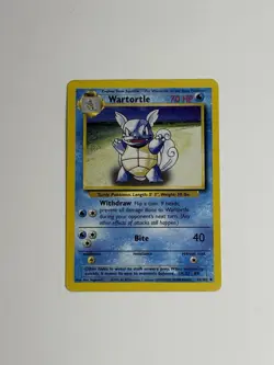 The Pokemon Company Pokemon TCG Base Set Wartortle 42/102 Uncommon Regular 70 HP - Image 2