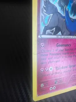 Pokemon TCG Xerneas 81/114 Holo Rare Steam Siege Holo DMG - Image 4