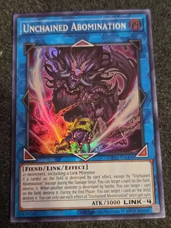 Yugioh Unchained Abomination OP22-EN006 Super Rare NM - Image 1