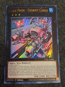 Yugioh Gold Pride - Chariot Carrie CYAC-EN088 Ultra Rare 1st Ed NM - Image 1