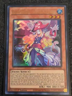 Yugioh! Gold Pride - Captain Carrie PHHY-EN088 Ultra Rare 1st Edition NM - Image 1