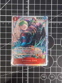 Roronoa Zoro EB04-007 Super Rare Full Art Holo 9000 Power Cost 7 - Image 1