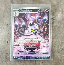 Pokemon Chandelure 103/086 Sv: White Flare Illustration Rare Holo 150HP 2025 - Image 1