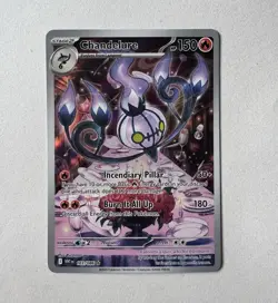 Pokemon TCG Chandelure 103/086 Illustration Rare Holo Sv: White Flare EN - Image 1