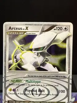 Pokemon Card Arceus LV. X 96/99 Rare Holo Platinum Arceus Light Play - Image 2