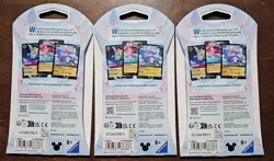 3x Disney Lorcana TCG Winterspell Sleeved Booster Packs New/Sealed - Image 3