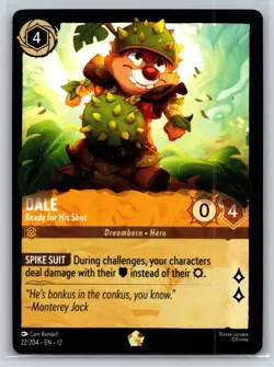 Disney Lorcana - Dale #22/204 Wilds Unknown Regular NM - Image 1