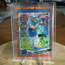 2023 Optic - Sam Laporta Rated Rookie Orange Scope Prizm #237 SP RC 12/79 - Image 1