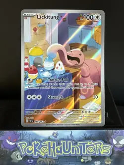 Pokemon Card Lickitung 180/162 Temporal Forces Illustration Rare NM - Image 1