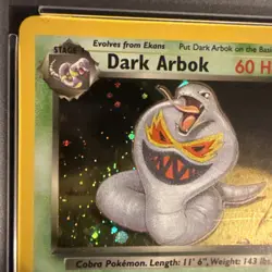 Pokemon Rocket Dark Arbok Holo Rare TCG Card 2/82 PSA 7 NM | Fresh Cert - Image 3