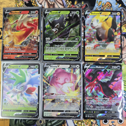 Pokemon TCG Sword & Shield V Card Lot 12 Cards - Image 1