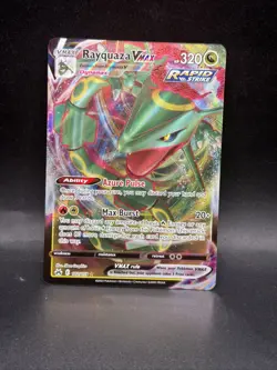 Pokemon TCG Rayquaza VMAX Crown Zenith Ultra Rare Card 102/159 - Image 1
