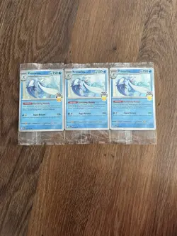 Pokemon Pitch Black Primarina 020/084 Exclusive SEALED Promo Cards 3x - Image 1