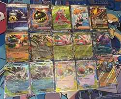 Pokemon TCG: Pitch Black EX, Lot 15 Cards Misty’s Vitality, Mega Darkrai EX, etc - Image 1