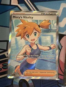 Pokemon TCG: Pitch Black EX, Lot 15 Cards Misty’s Vitality, Mega Darkrai EX, etc - Image 2