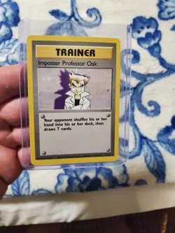 LP IMPOSTER PROFESSOR OAK - 73/102 - Base Set - Pokemon Card - Image 1