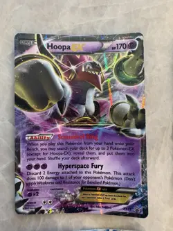 Pokemon TCG EX Holo 4-Card Lot Hoopa-EX Rayquaza-EX Lugia-EX Greninja-EX - Image 5