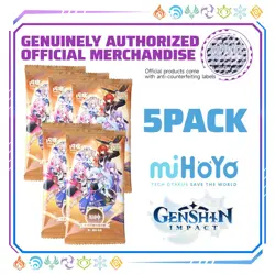Premium Shining soul Genshin Impact Official TCG Booster Vol.1 Anime Game Card - Image 1
