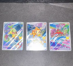 First Partner Pokemon TCG Mega Evolution Promo 2026 3 card lot MINT - Image 1